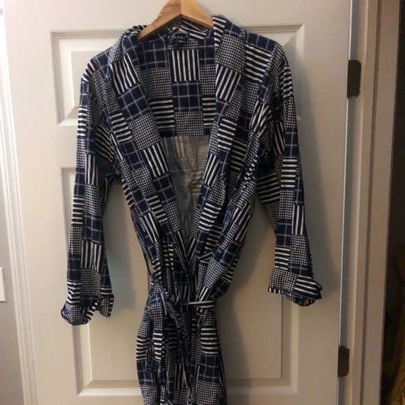Nautica Other - Vintage Nautica madras robe one size rare